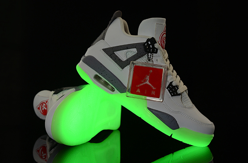 Air Jordan 4 Men Shoes Lime/Tan Online